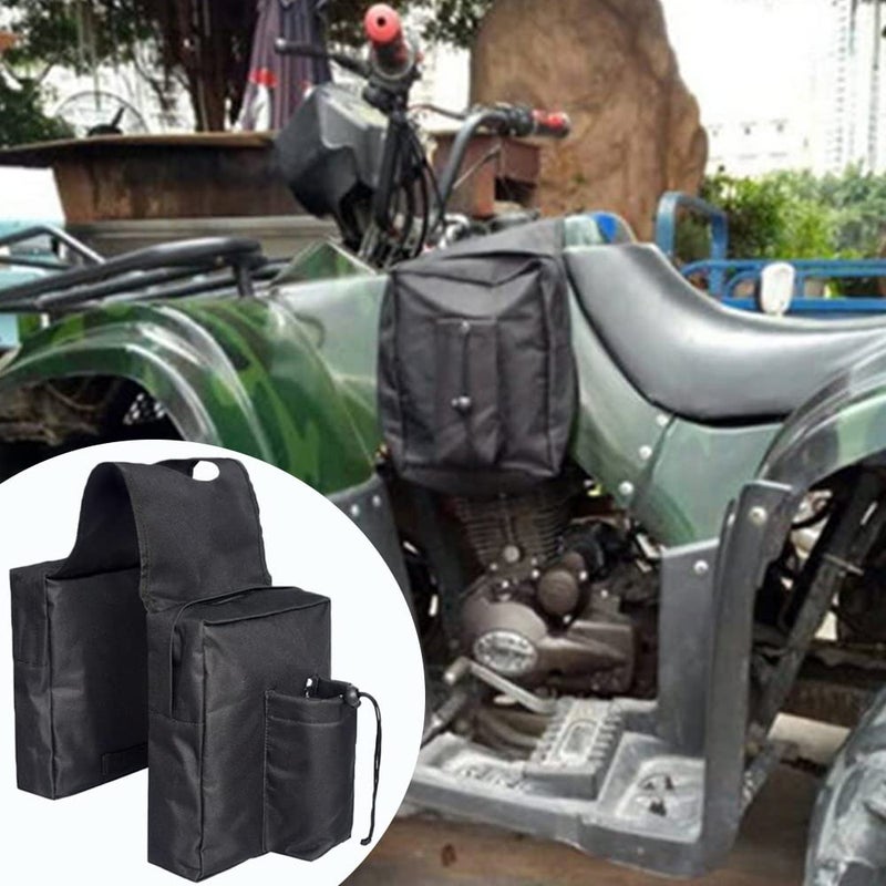 FCOUIID Snowmobile Tank Saddlebags for Hunting Gear ATV UTV - Motorcycles Front Tank Bag Waterproof Storage Pack Organizer with Drink Pocket for Cold Weather Riding - Image 5